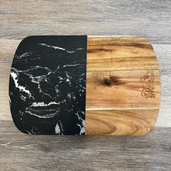 Other - Cheese Board Cutting Board Charcuterie Wood and Marble Board Only